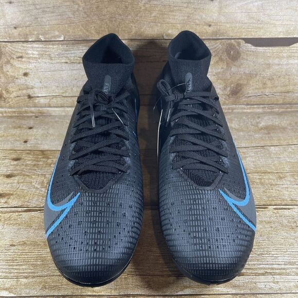 Nike Mens Mercurial Superfly 8 PRO FG Black Soccer Cleats Size 13 CV0961-004 - Picture 2 of 8
